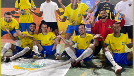 Equipe de Futsal de Desterro do Melo conquista título em Campeonato Regional