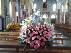 Imagem de Nossa Senhora do Rosário dentro da Igreja Matriz