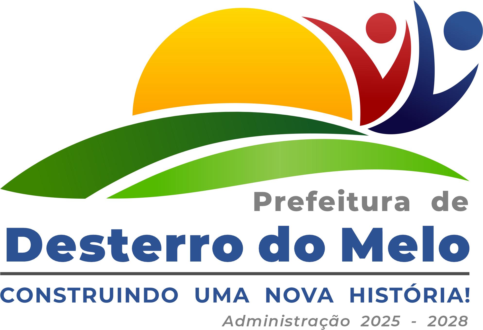 Logotipo do governo do Município de Desterro do Melo