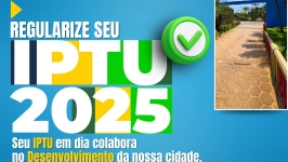 Regularize seu IPTU e contribua com o desenvolvimento de Desterro do Melo