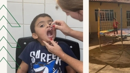Dia D de imunização contra a poliomielite é realizado em Desterro do Melo