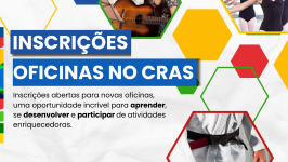 Oficinas Gratuitas do CRAS 2025: Inscreva-se e Transforme Seu Ano!