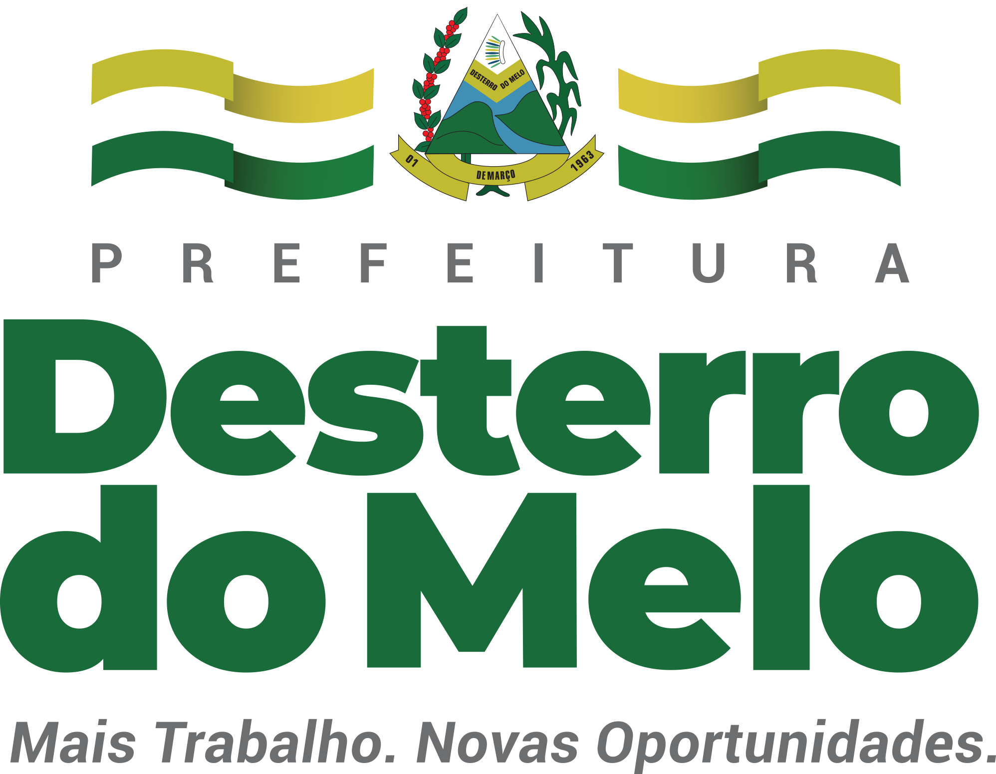 Logotipo do governo do Município de Desterro do Melo